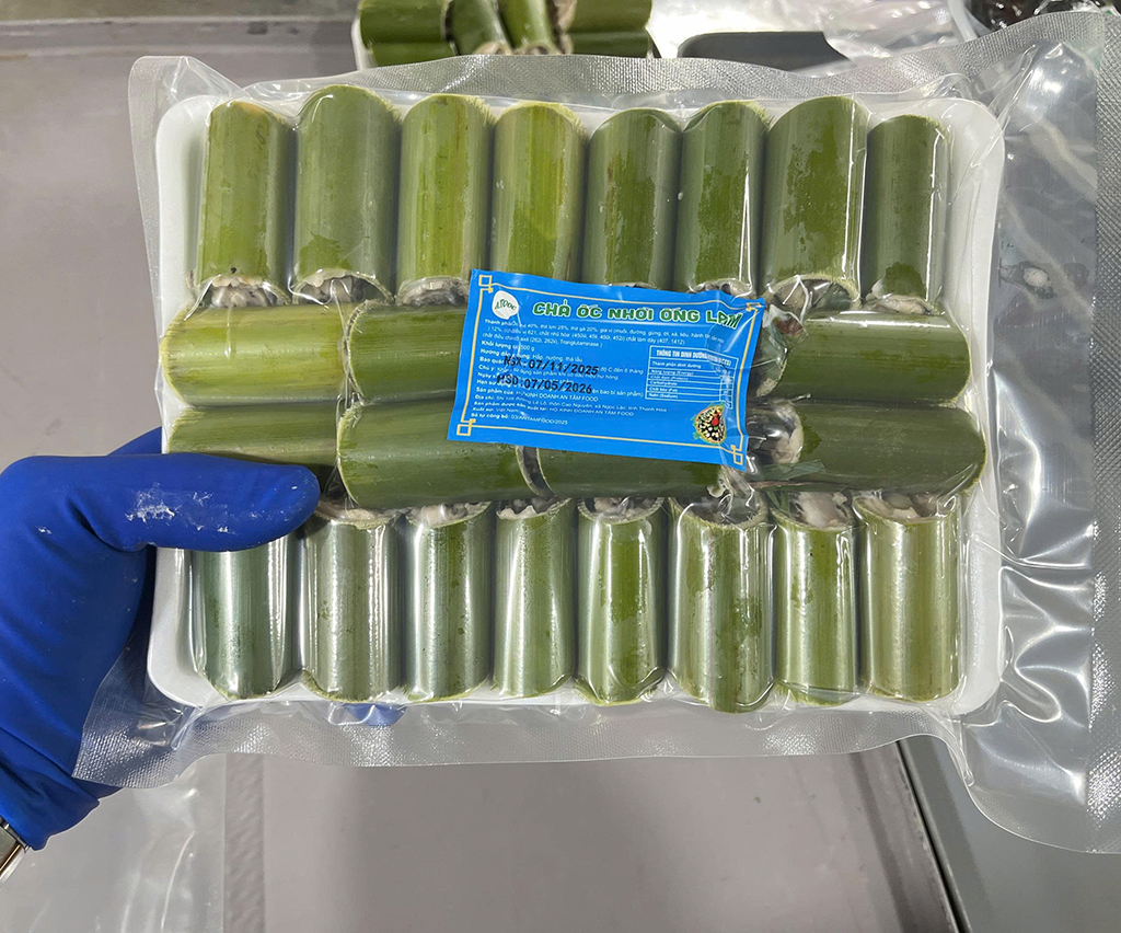 Ốc nhồi ống lam 24 ống 